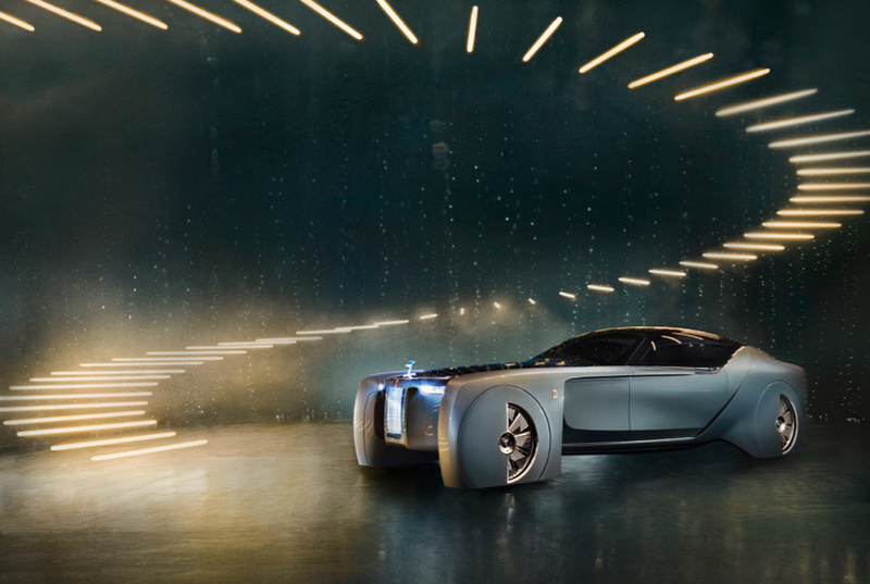 Illustration for article titled The Rolls-Royce 103EX Is A Bizarre Retro Gaze Into A Square-Wheeled Future